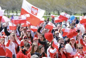 polonia w usa polska flaga